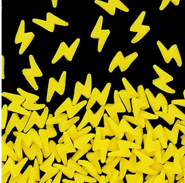 Yellow Lightning Bolt All Natural Confetti Sprinkles đź’ź - Cool Mom Sprinkles